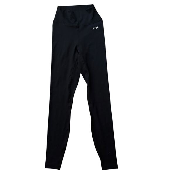 AYBL Core Leggings High Waist Jet Black Women’s XS New With Tags Active Ankle - Picture 1 of 5